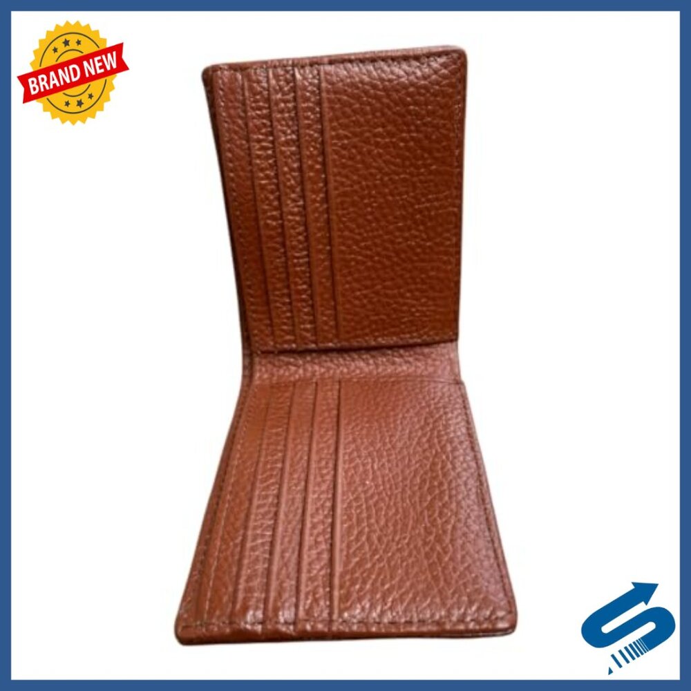 Genuine Alligator Bifold Wallet For Men, 6 Card Slots, Compact Design - Picture 6 of 7